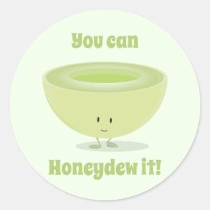 Autocollant de l'encouragement   de miellée
