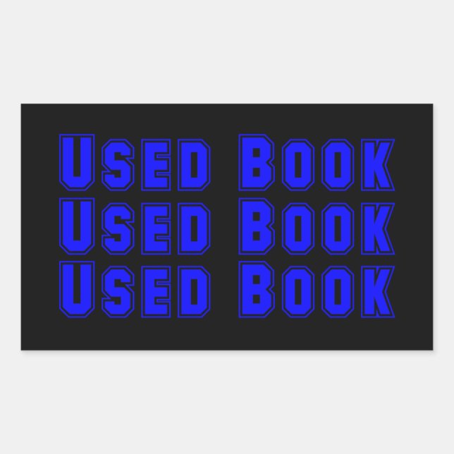 Autocollant de livre usagé (Devant)