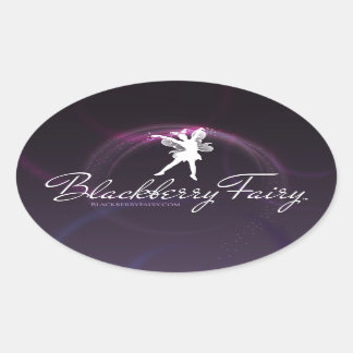 Autocollant de logo Blackberry Fairy Oval