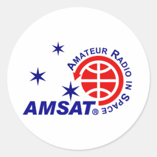 Autocollant de logo d'AMSAT