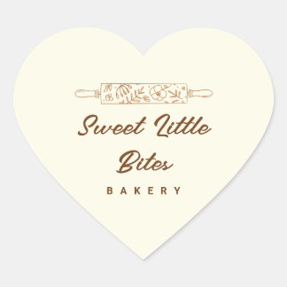 Autocollant de logo de boulangerie Sweet Little Bi