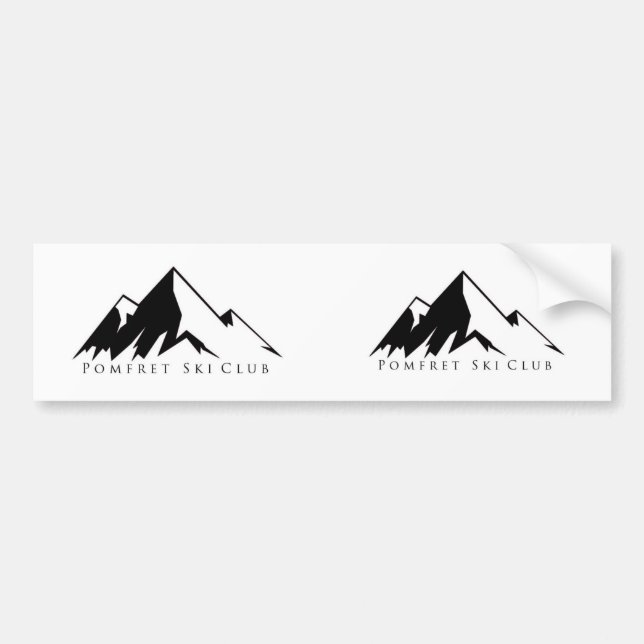 Autocollant de logo de montagne (Devant)