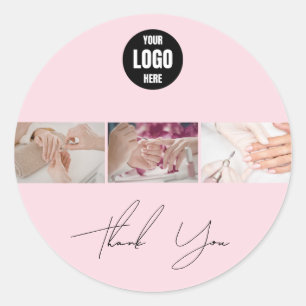 Autocollant de logo de technique de vernis noir et