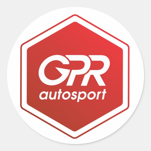 Autocollant de logo empilé (Devant)