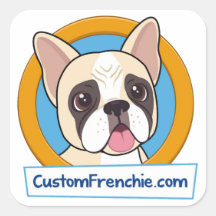Autocollant de logo français personnalisé