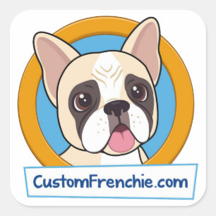 Autocollant de logo français personnalisé