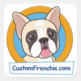 Autocollant de logo français personnalisé