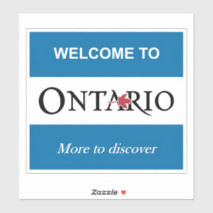 Autocollant de l'Ontario