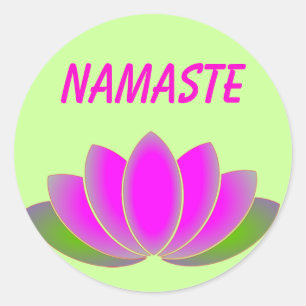 Autocollant de lotus de Namaste