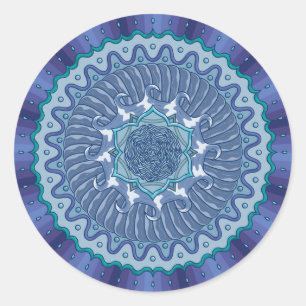 Autocollant de mandala de l'eau