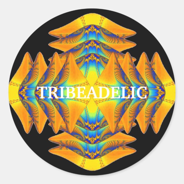 Autocollant de marchandises Tribeadelic (Devant)