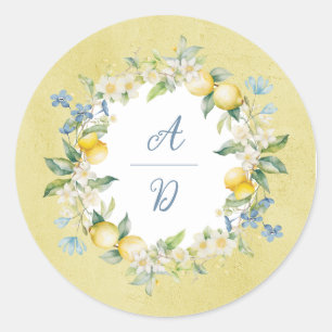 Autocollant de mariage La Dolce Vita Couronne de f