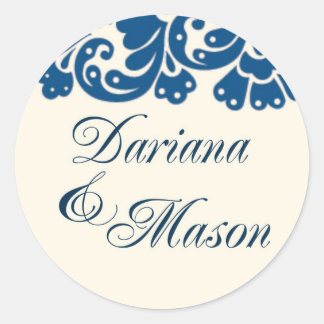 Autocollant de mariage personnalisé - Dariana nouv
