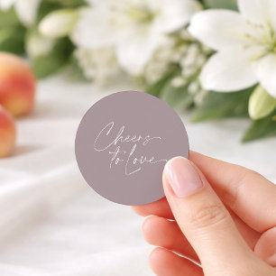 Autocollant de mariage pour À l'amour