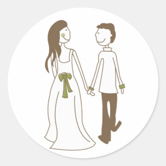 Autocollant de mariée et de chambre par Mariages T