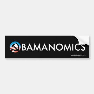 Autocollant de marteau d'espoir d'Obamanomics