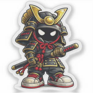 Autocollant de mascotte Bushi Do