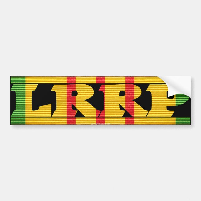 Autocollant de médaille de service de LRRP Vietnam (Devant)