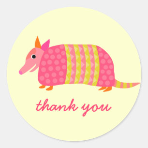 Autocollant de Merci de tatou