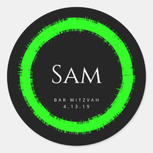 Autocollant de Mitzvah de la barre de Sam