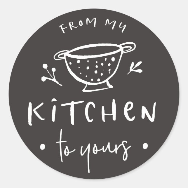 Autocollant de mon coin cuisine au vôtre (Devant)