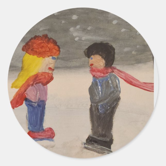 autocollant de Noël (Devant)