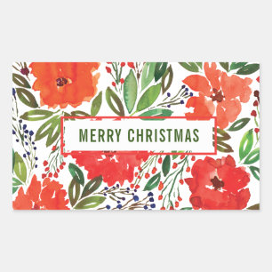 Autocollant de Noël et peint à la main