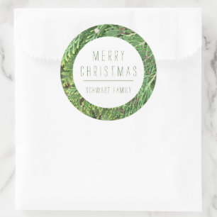 Autocollant de Noël personnalisable