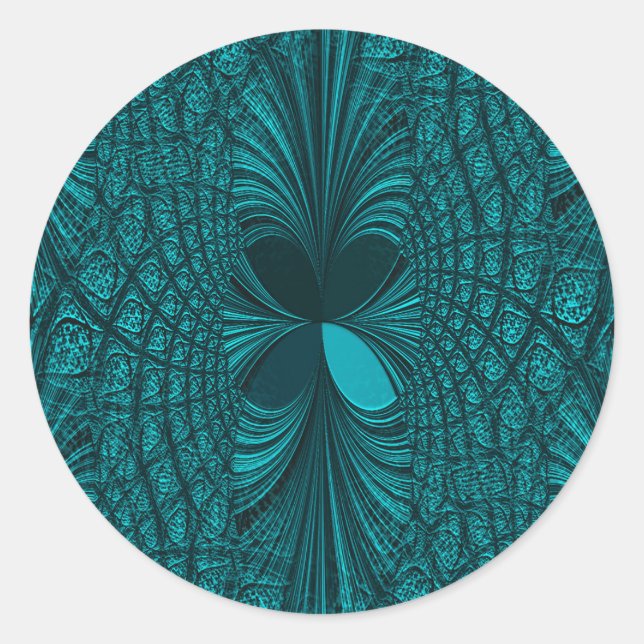 Autocollant de Noël vert (Devant)