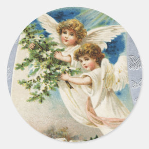 Autocollant de Noël Victorian Angel