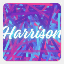 Autocollant de nom personnalisé – Harrison – Étiqu