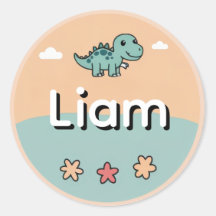 Autocollant de nom personnalisé pour enfants – Din