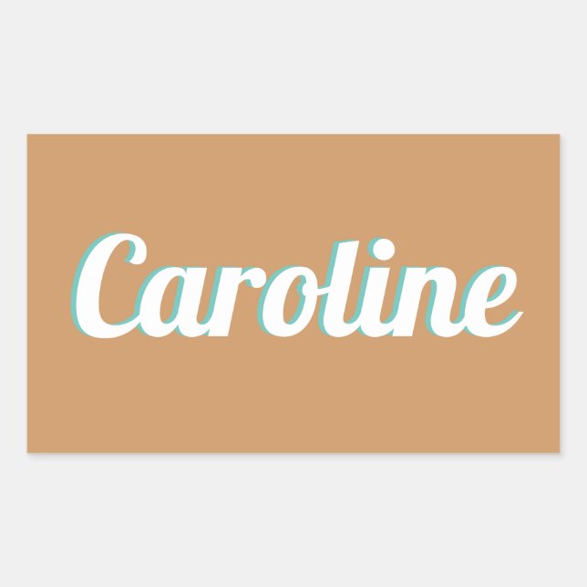 Autocollant de nom voor koffer de bagage (Devant)