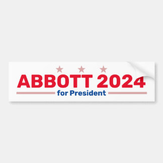 Autocollant de pare-chocs Abbott 2024