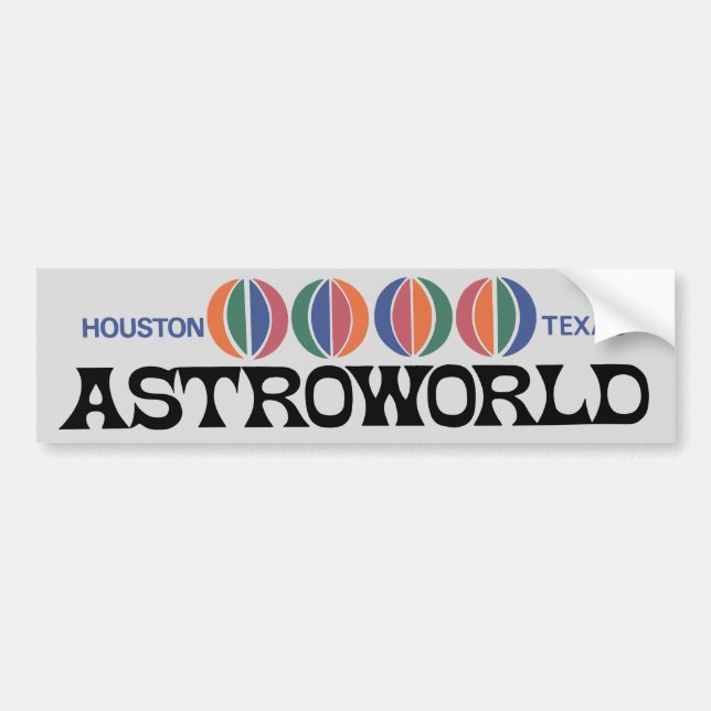 Autocollant de pare-chocs Astroworld 1969 (Devant)
