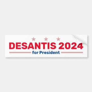 Autocollant de pare-chocs DeSantis 2024