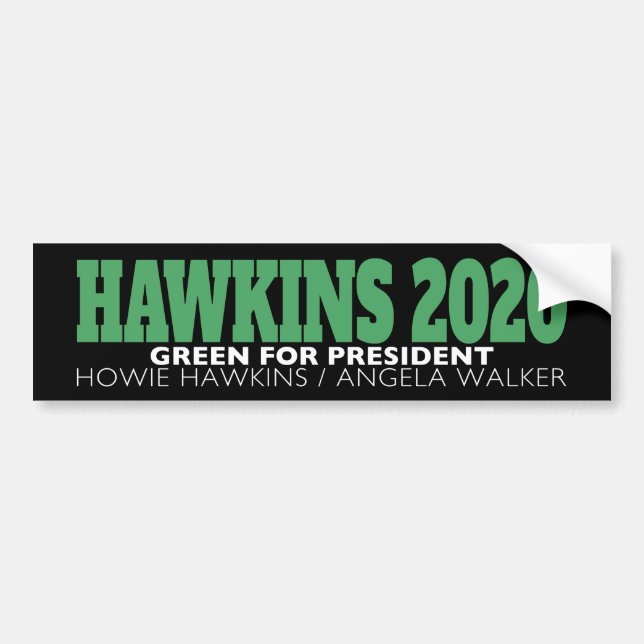 Autocollant de pare-chocs Hawkins 2020 (Devant)
