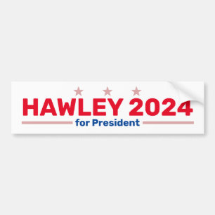 Autocollant de pare-chocs Hawley 2024