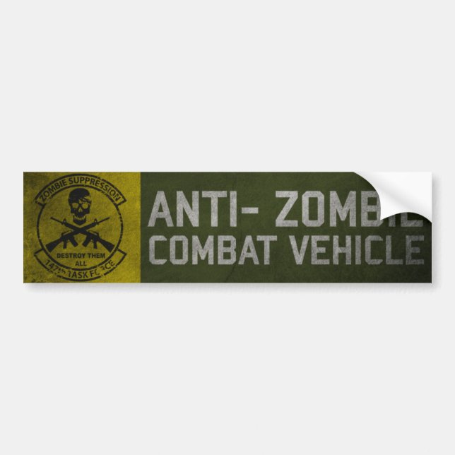 Autocollant de pare-chocs officiel 147th Zombie TF (Devant)