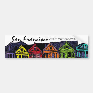 Autocollant de pare-chocs pittoresque San Francisc