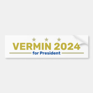 Autocollant de pare-chocs Vermin 2024