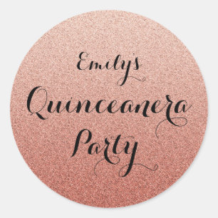 Autocollant de Parties scintillant de corail Faux 
