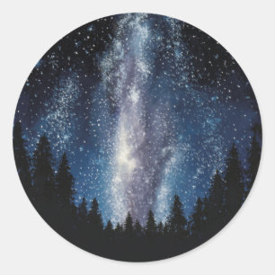 Autocollant de peinture de galaxie de manière