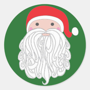 Autocollant de Père Noël