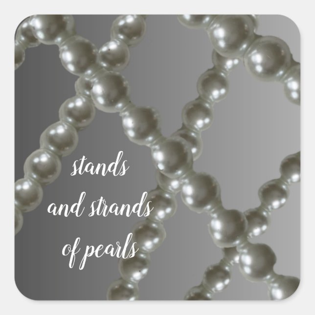 Autocollant de perles et de perles (Devant)