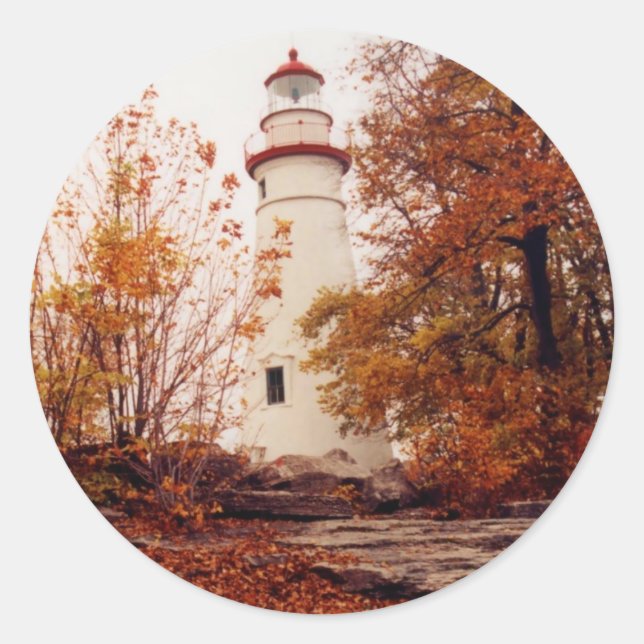 Autocollant de phare de Marblehead grand (Devant)