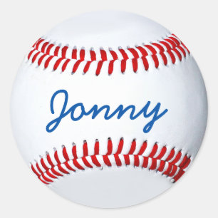Autocollant de photo de baseball personnalisé