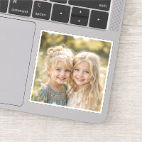 Autocollant de photo personnalisé pour famille