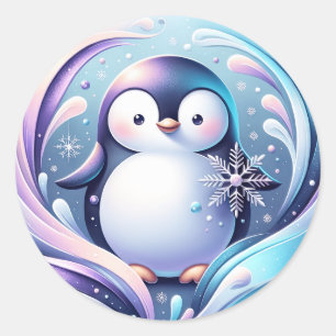 Autocollant de pingouin