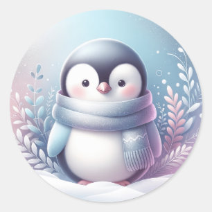 Autocollant de pingouin